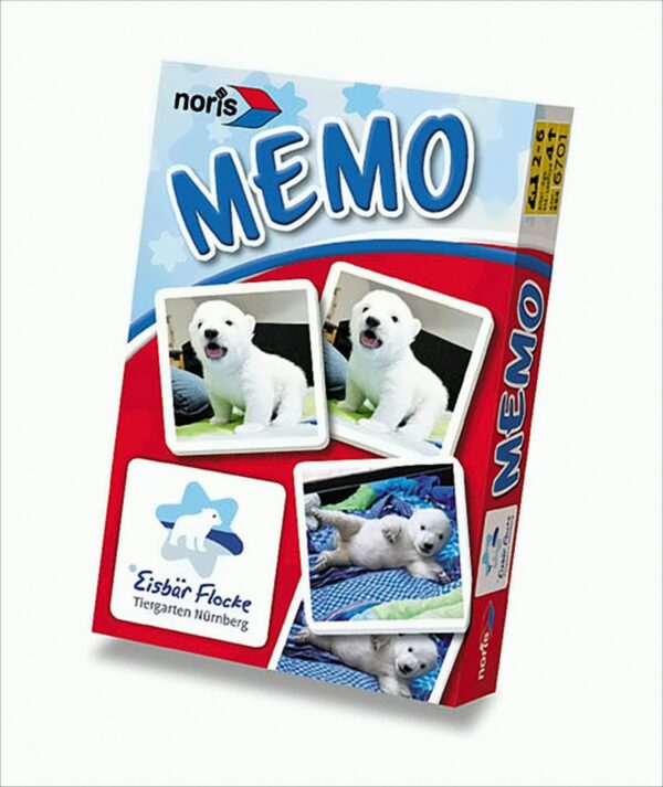 Noris Spiele 6946706 Eisbär Flocke - MEMO