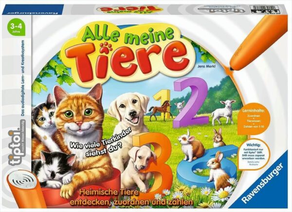 Ravensburger tiptoi 00776 - Spiel: Alle Meine Tiere