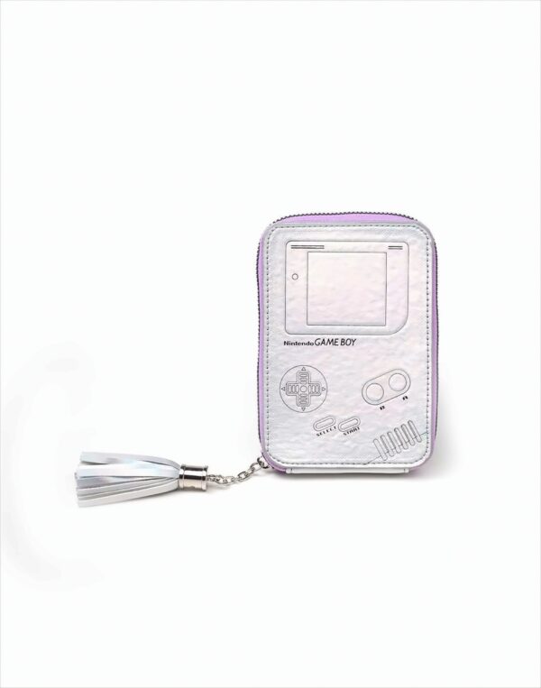 Nintendo - Gameboy Ladies Coin Purse Geldbörse Silber / Flider