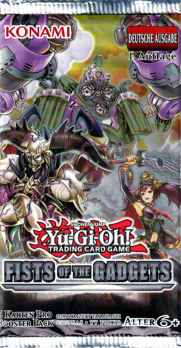 Yu-Gi-Oh! Fists of The Gadgets Zorn der Feuerfaust - 1 Booster - Deutsch