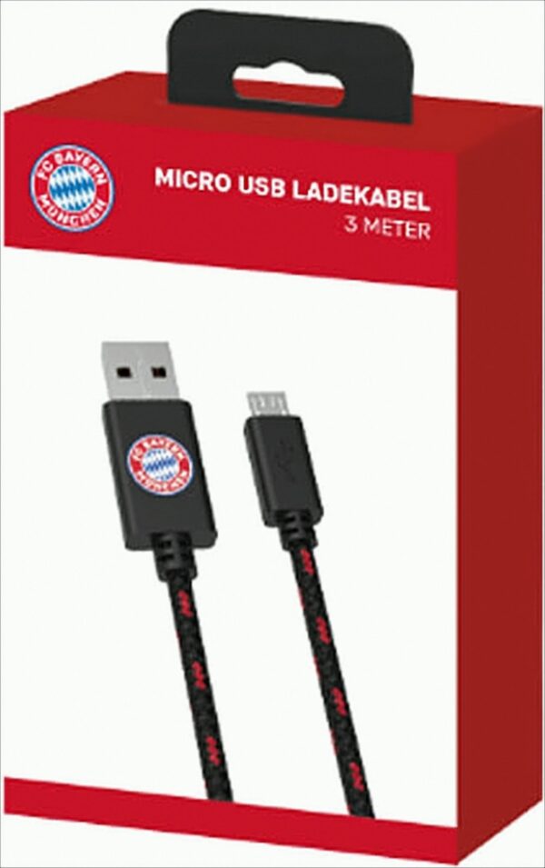 PS4 USB Ladekabel Bayern München Micro USB 3m