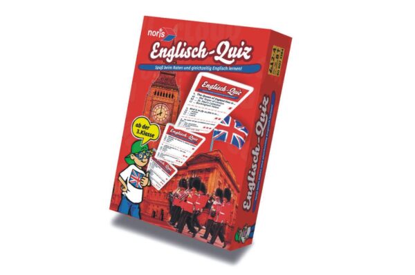 Noris 606073384 - Englisch Quiz, Kinderspiel