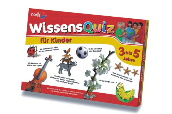 Wissensquiz für Kinder von 3 - 5 Jahren