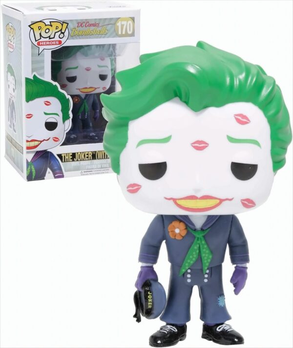 Funko POP Heroes DC Comics Bombshells - The Joker with Kisses