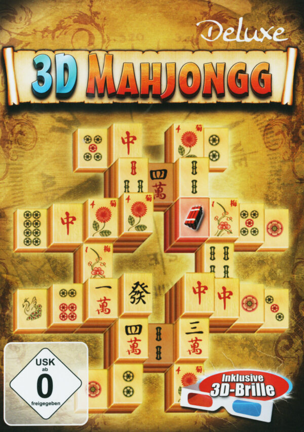 3D Mahjongg Deluxe inkl. 3-D Brille