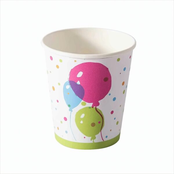 Pappbecher Splash Balloons 200ml 10 Stück