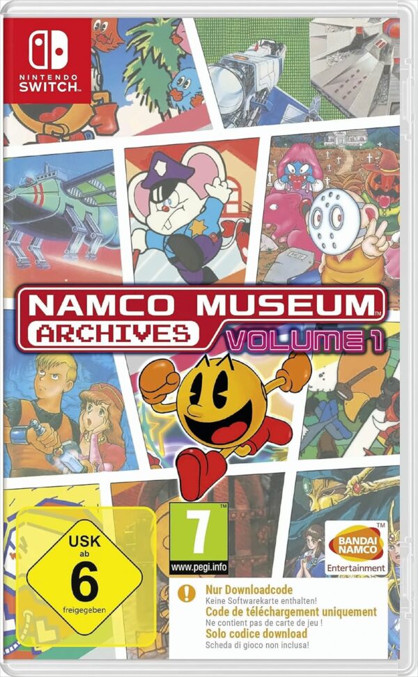 Namco Museum Archives Vol.1 Switch Code in a box