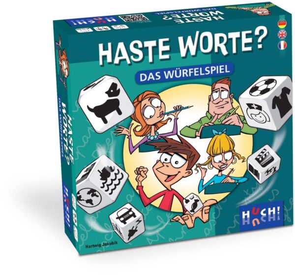 Haste Worte Würfelspiel