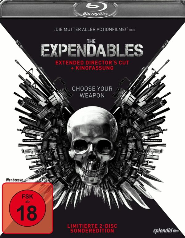 The Expendables Extended Directors Cut, Kinofassung, Limitierte Sonderedition, 2 Discs