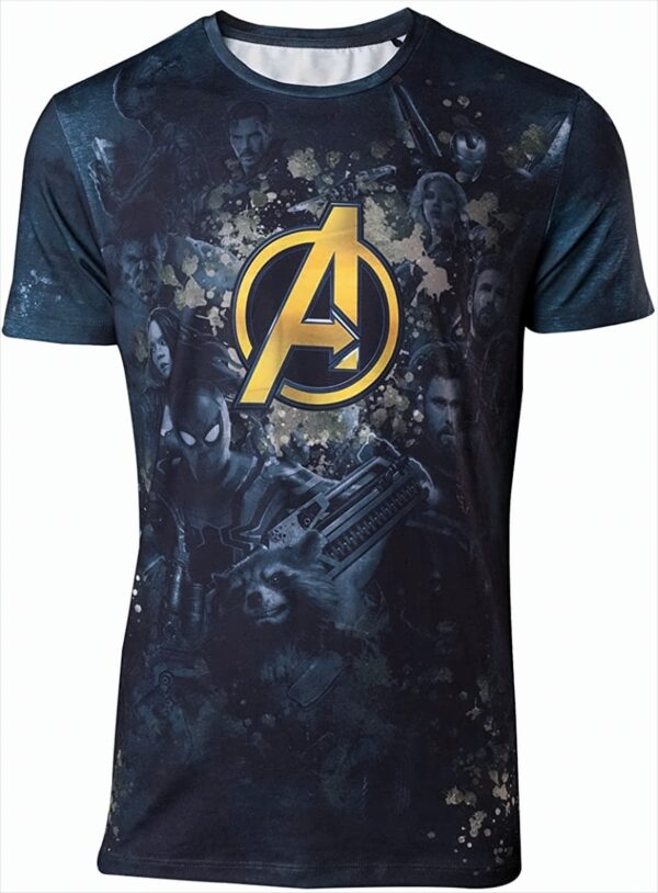 Avengers Infinity War T-Shirt Team Sublimation -XL-