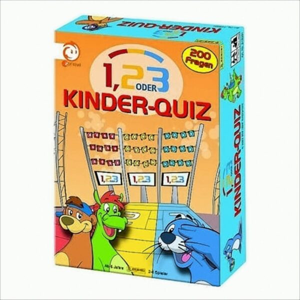 1, 2 oder 3 Kinder-Quiz