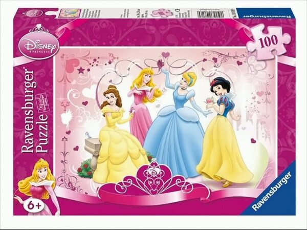 Puzzle - Fröhliche Disney Prinzessinnen - 100 Teile Puzzle