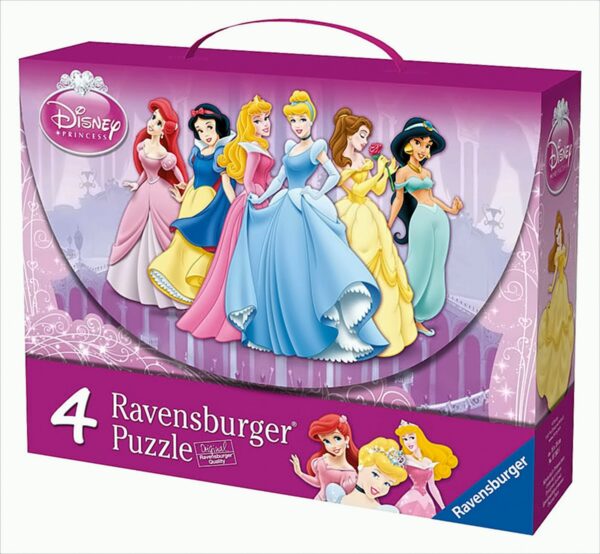 Disney Princess: Märchenhafte Prinzessinnen - 2 x 25 Teile / 2 x 36 Teile Puzzlekoffer