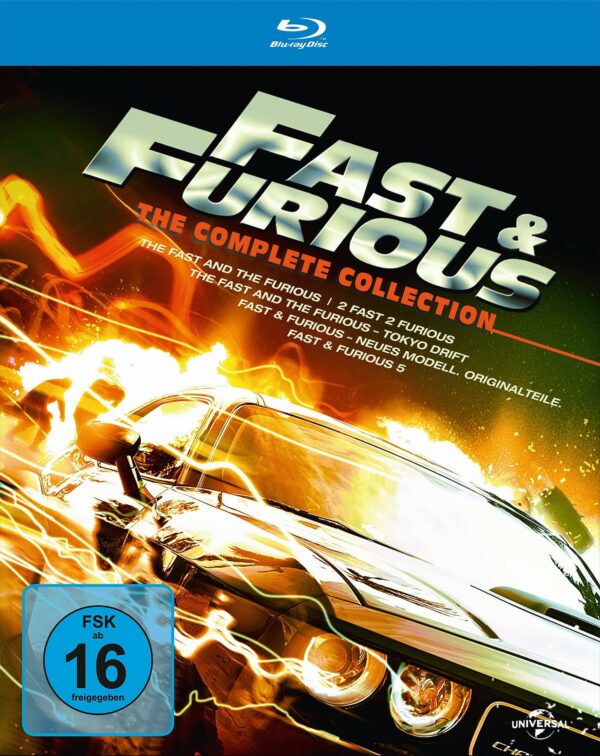 Fast and Furious - The Complete Collection 5 Discs