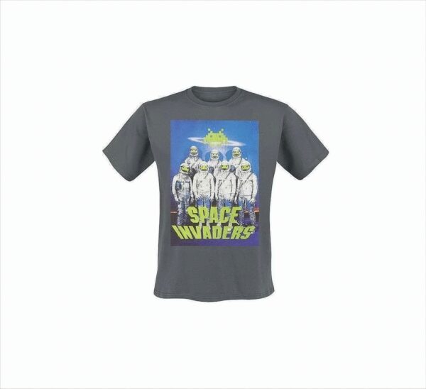 Space Invaders T-Shirt -S- Astronauts