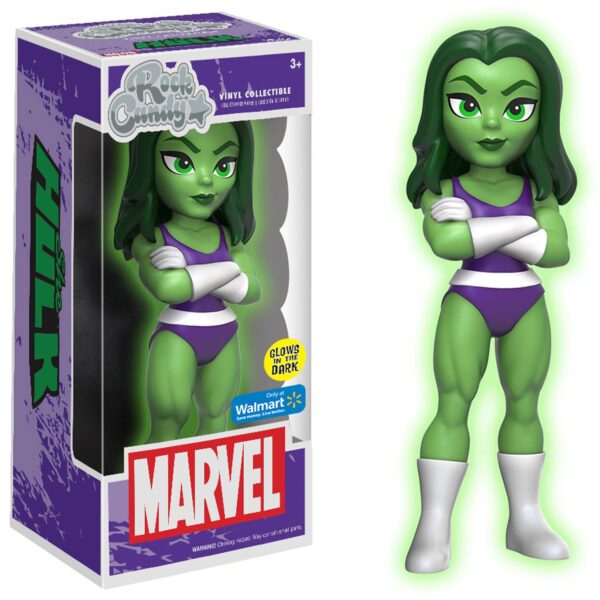 Funko Rock Candy Marvel - She-Hulk Glow in the Dark