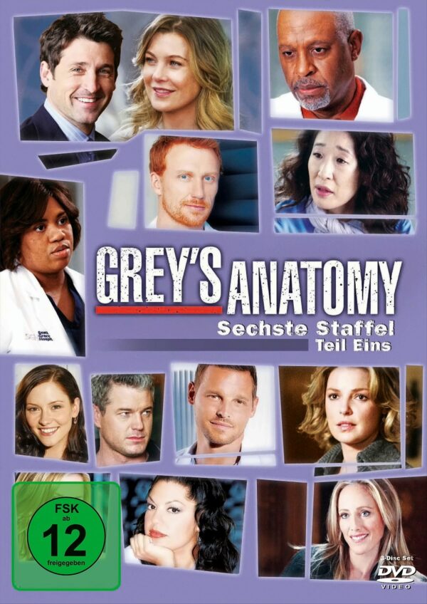 Grey's Anatomy: Die jungen Ärzte - Sechste Staffel, Teil Eins (3 Discs)