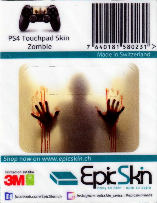 PS4 Touchpad Skin - Zombie