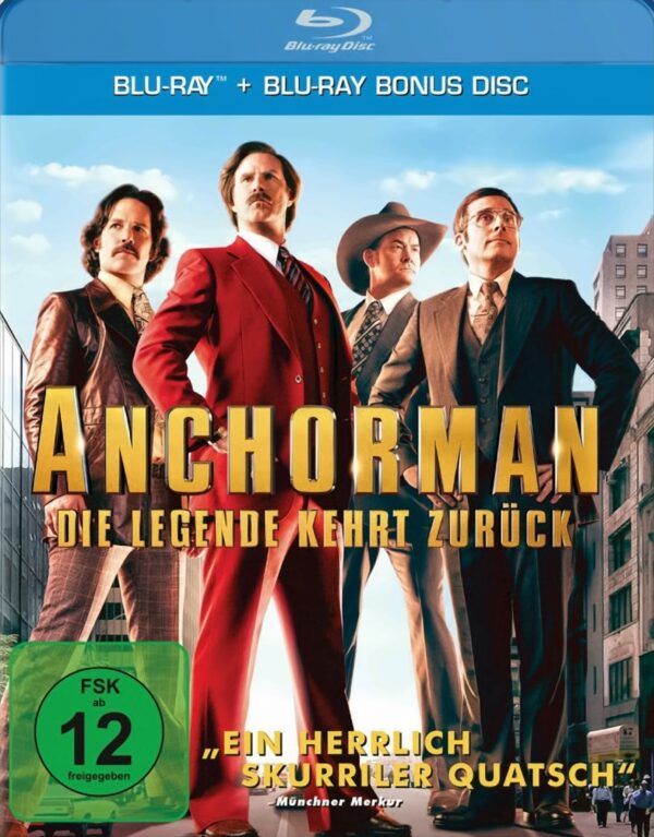 Anchorman - Die Legende kehrt zurück (+ Blu-ray Bonus-Disc)