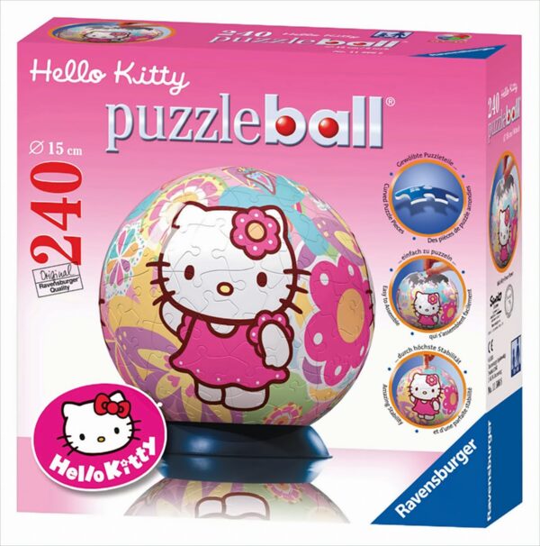 Puzzleball - 240 Teile - Hello Kitty: Flower Power