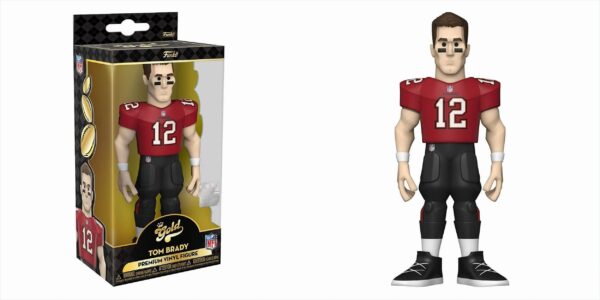 NFL - Tom Brady Gold Vinyl Figur 13 cm