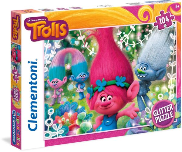 Trolls - 104 Teile Puzzle