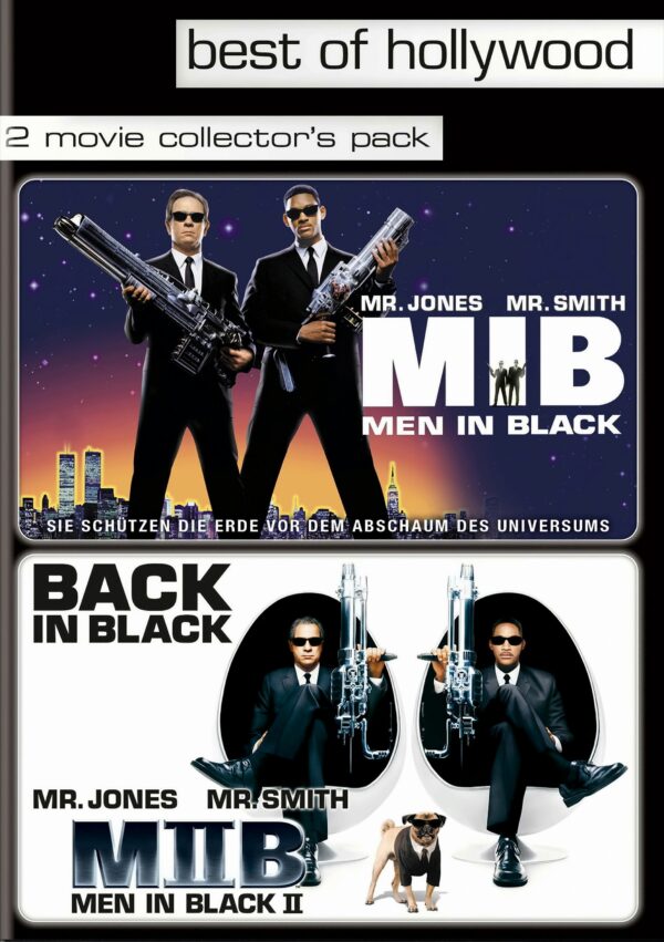 Best of Hollywood - 2 Movie Collector's Pack: Men in Black, C.E. / Men in Black II (3 DVDs)