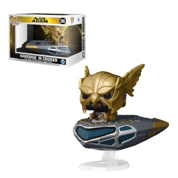 POP Rides - Black Adam - Hawkman in Cruiser