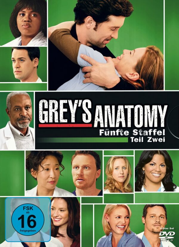 Grey's Anatomy: Die jungen Ärzte - Fünfte Staffel, Teil Zwei (4 DVDs)