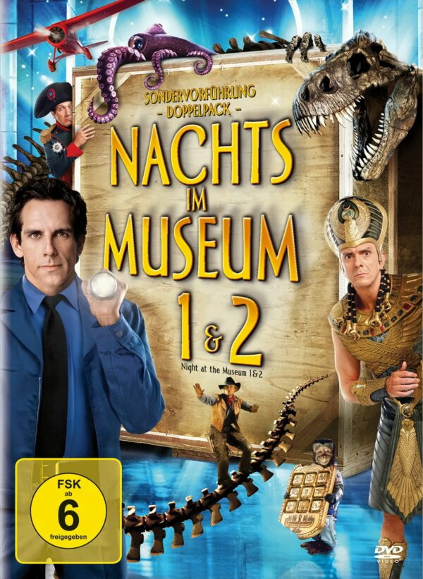 Nachts im Museum 1+2 (2 DVDs, inkl. Digital Copy)