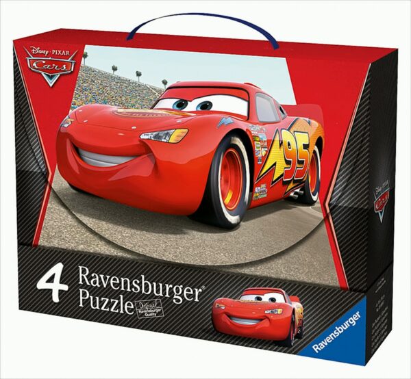 Rasante Disney Cars 2 x 64 Teile 2 x 81 Teile Puzzlekoffer