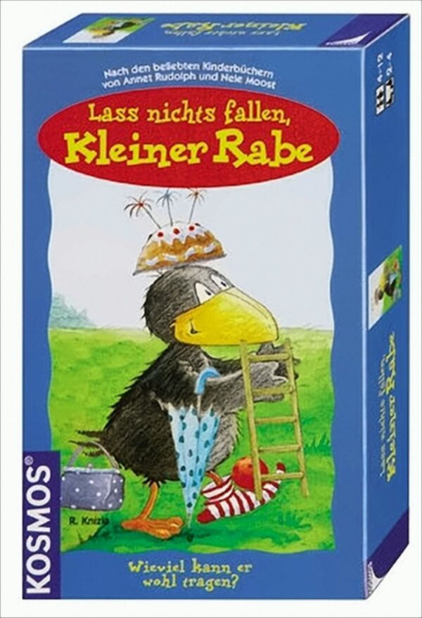 Lass nichts fallen, kleiner Rabe