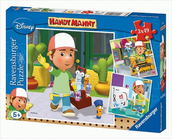 Puzzle - 49 Teile - Handy Manny