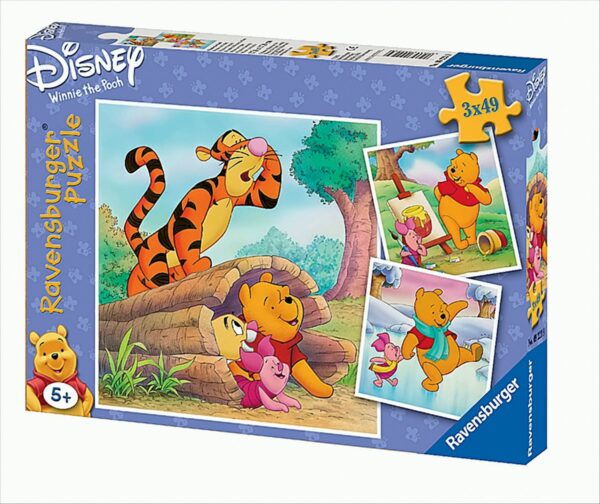 Ravensburger - Disney Winnie the Pooh - Winnie und Ferkel, 49 Teile Puzzle