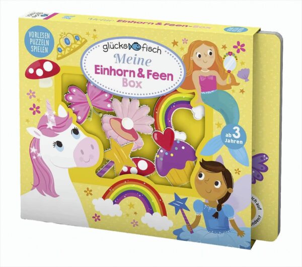 Meine Einhorn und Feen-Box: Vorlesen Puzzlen Spielen