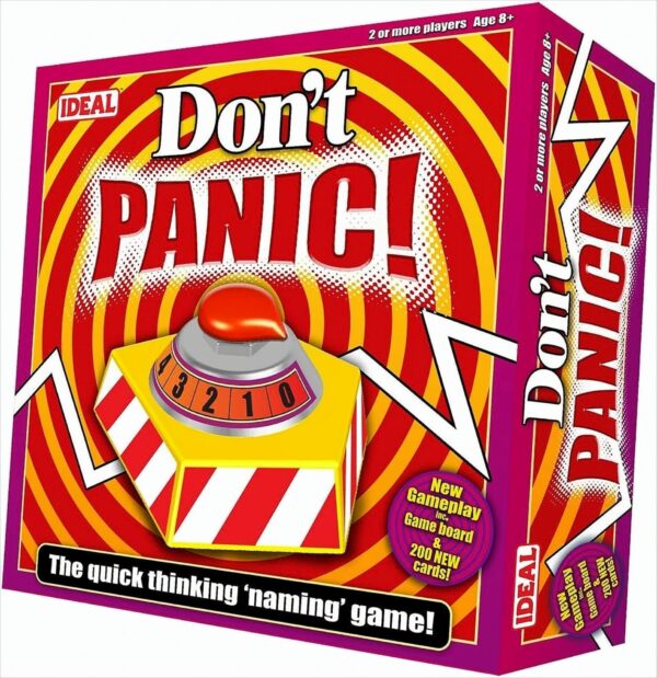 Don't Panic: The quick thinking naming board game! , Family Games , For 2+ Players , Ages 8+