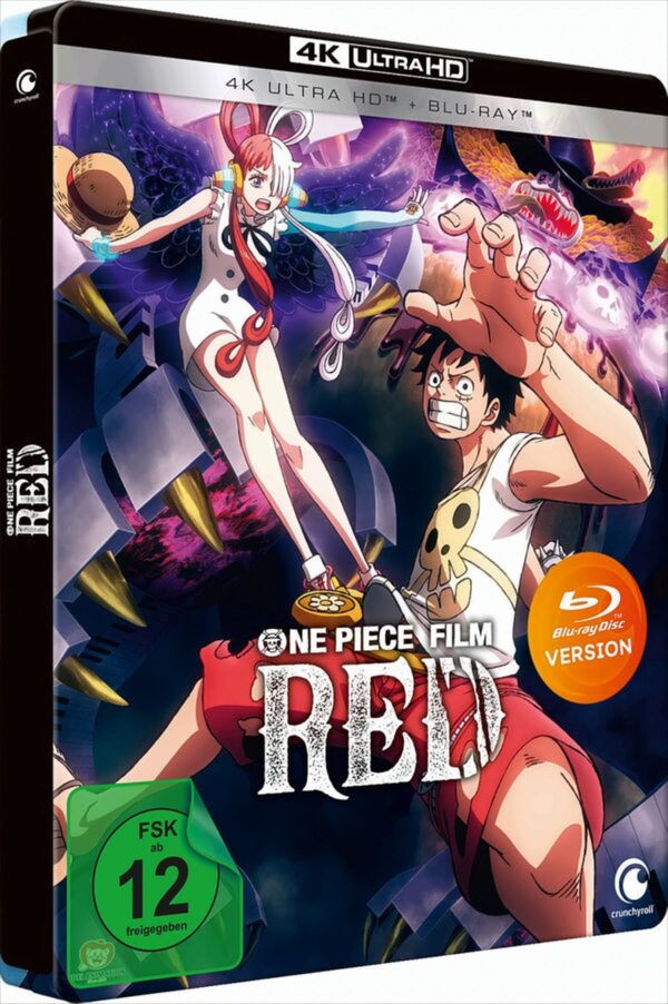 One Piece Film: Red - 14. Film - Steelbook - [4K Blu-ray + Blu-ray] - Limited Edition