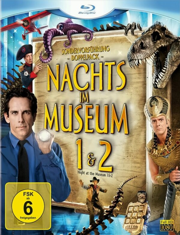 Nachts im Museum 1+2 (2 Discs)