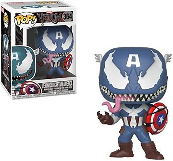 Funko Pop Marvel Venom: Venom Captain America