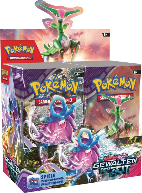 Pokemon Karmesin & Purpur – Gewalten der Zeit Booster Display 36-er deutsch