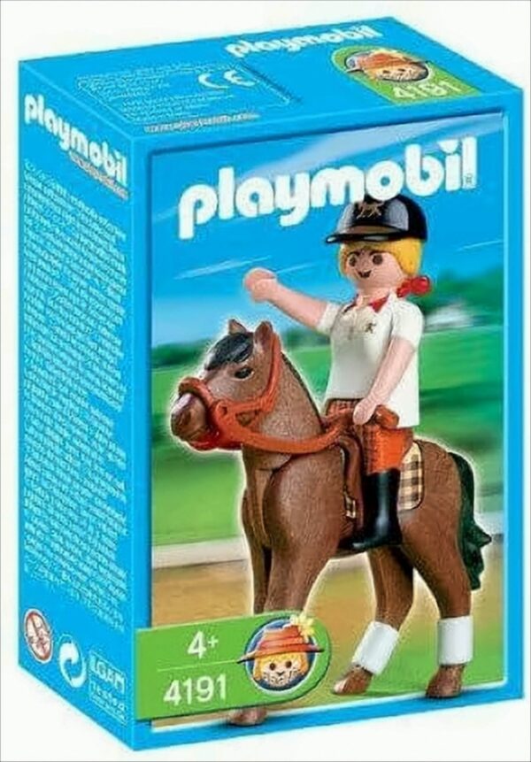 PLAYMOBIL 4191 - Reiterhof - Reiterin mit Pferd