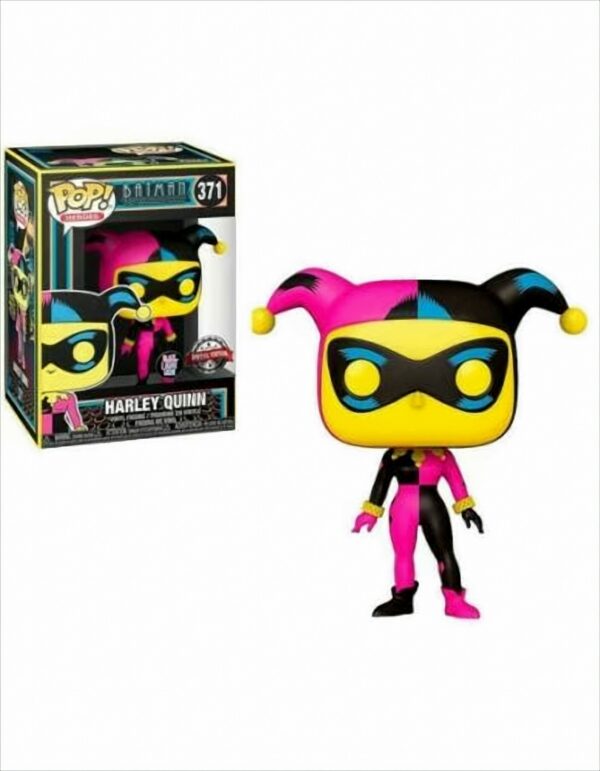 POP - Batman Animat.-Harley Quinn-Black Light Glow