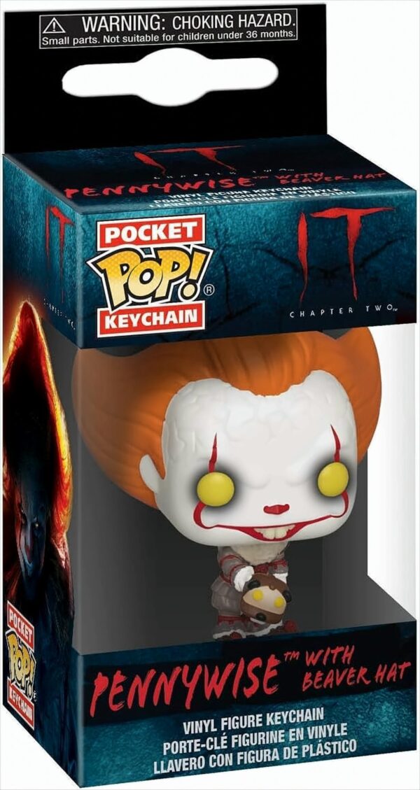 Funko POP Keychain - IT: Chapter 2 - Pennywise with Beaver Hat