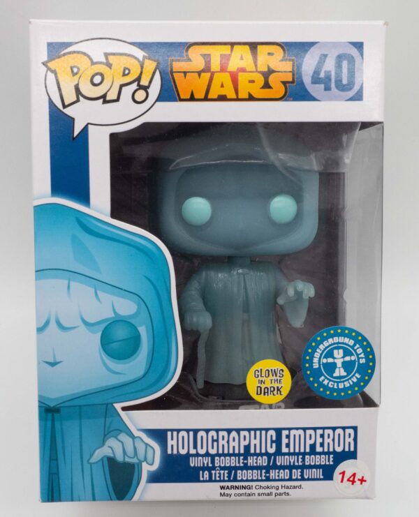 Funko Pop - Star Wars - Holographic Emperor Glow in the Dark 40