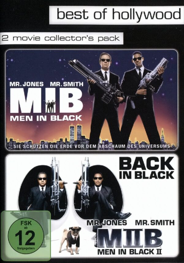 Best of Hollywood - 2 Movie Collector's Pack: Men in Black, C.E. / Men in Black II (3 DVDs)