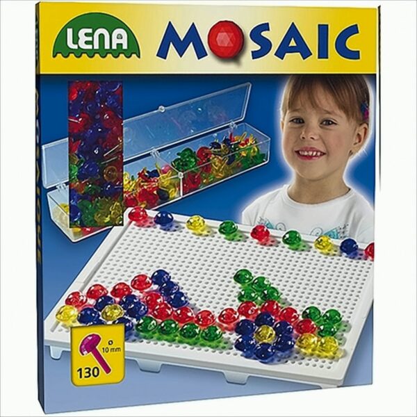 Lena - Mosaic Set transparente Stecker, 1 cm