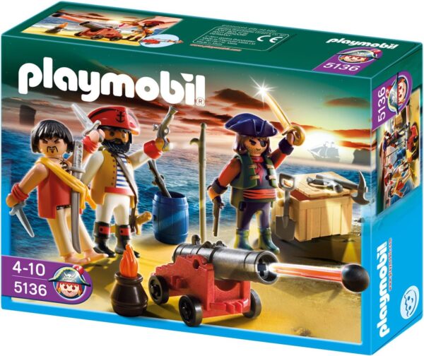 PLAYMOBIL 5136 Piratenkommando mit Waffenarsenal