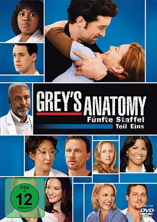 Grey's Anatomy: Die jungen Ärzte - Fünfte Staffel, Teil Eins (3 DVDs)