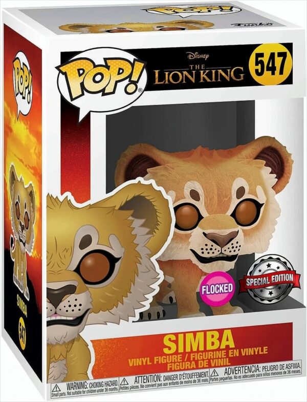 Funko Pop - The Lion King - Simba Flocked 547