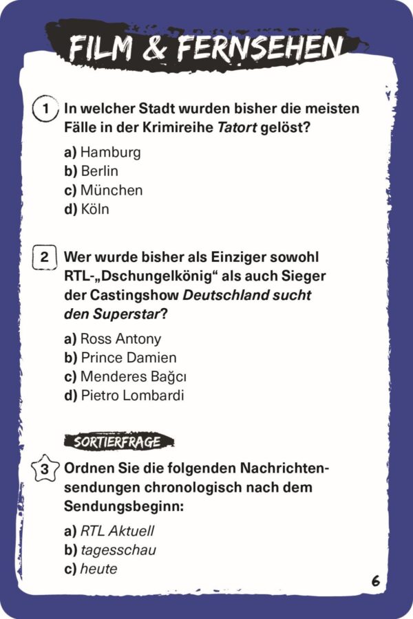 Das große Allgemeinwissen-Quiz von Sebastian Klussmann